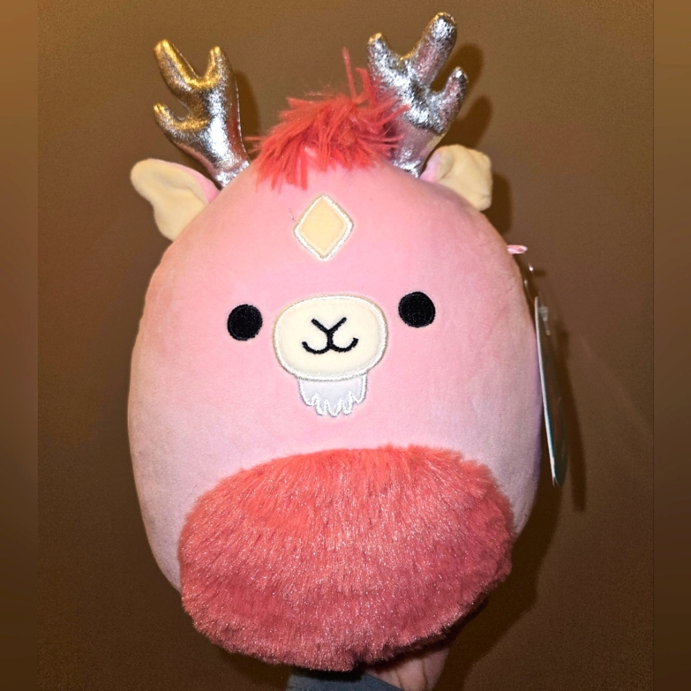 NWT Helia The Pink Kirin 8" Squishmallow Mystical Goat